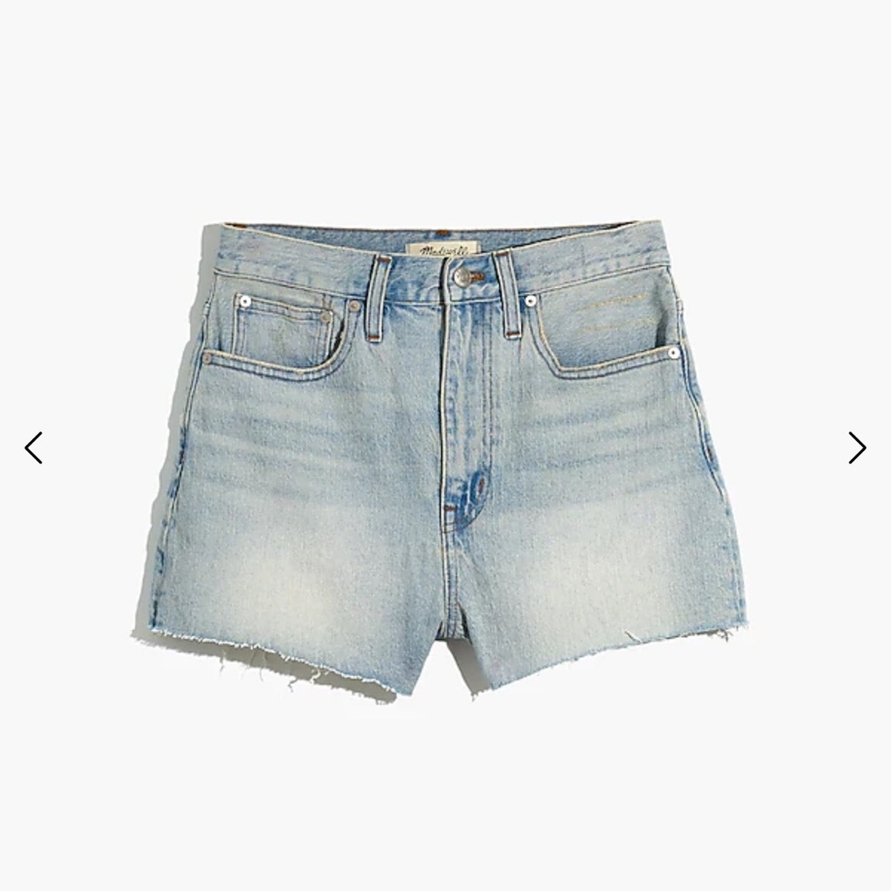 Madewell Momjean Short Short in Fitzgerald Wash